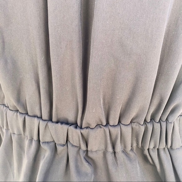 *NWT Topshop | Black Long Sleep Wrap Dress Size 6 - Picture 5 of 6